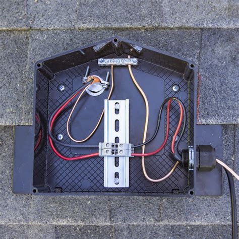 junction box solar|roof mount solar junction box.